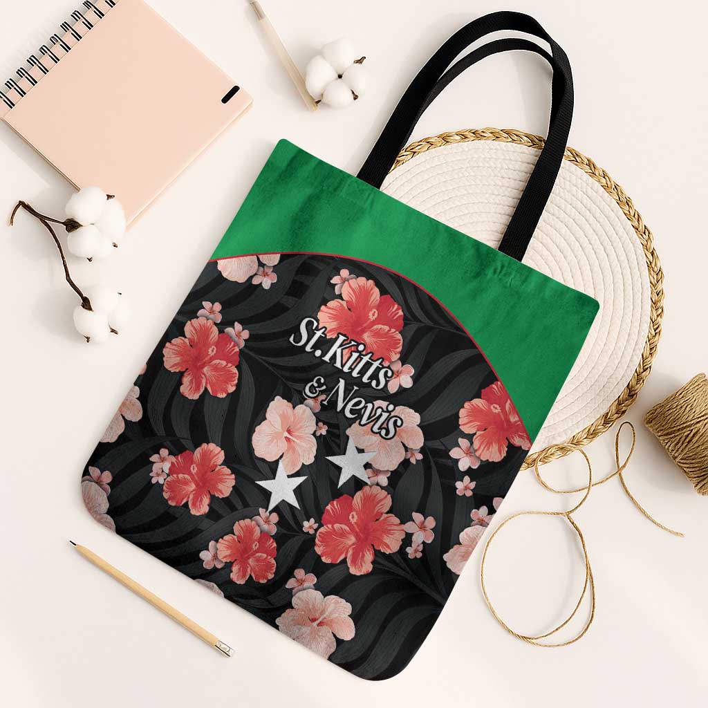 Saint Kitts and Nevis Cricket Tote Bag 2025 Go Patriots Tropical Style - Wonder Print Shop