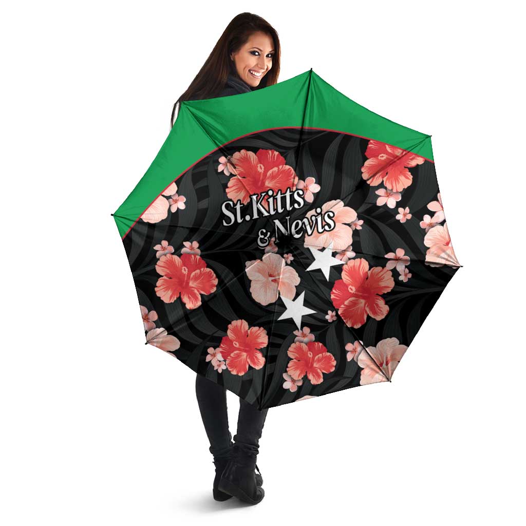 Saint Kitts and Nevis Cricket Umbrella 2025 Go Patriots Tropical Style - Wonder Print Shop