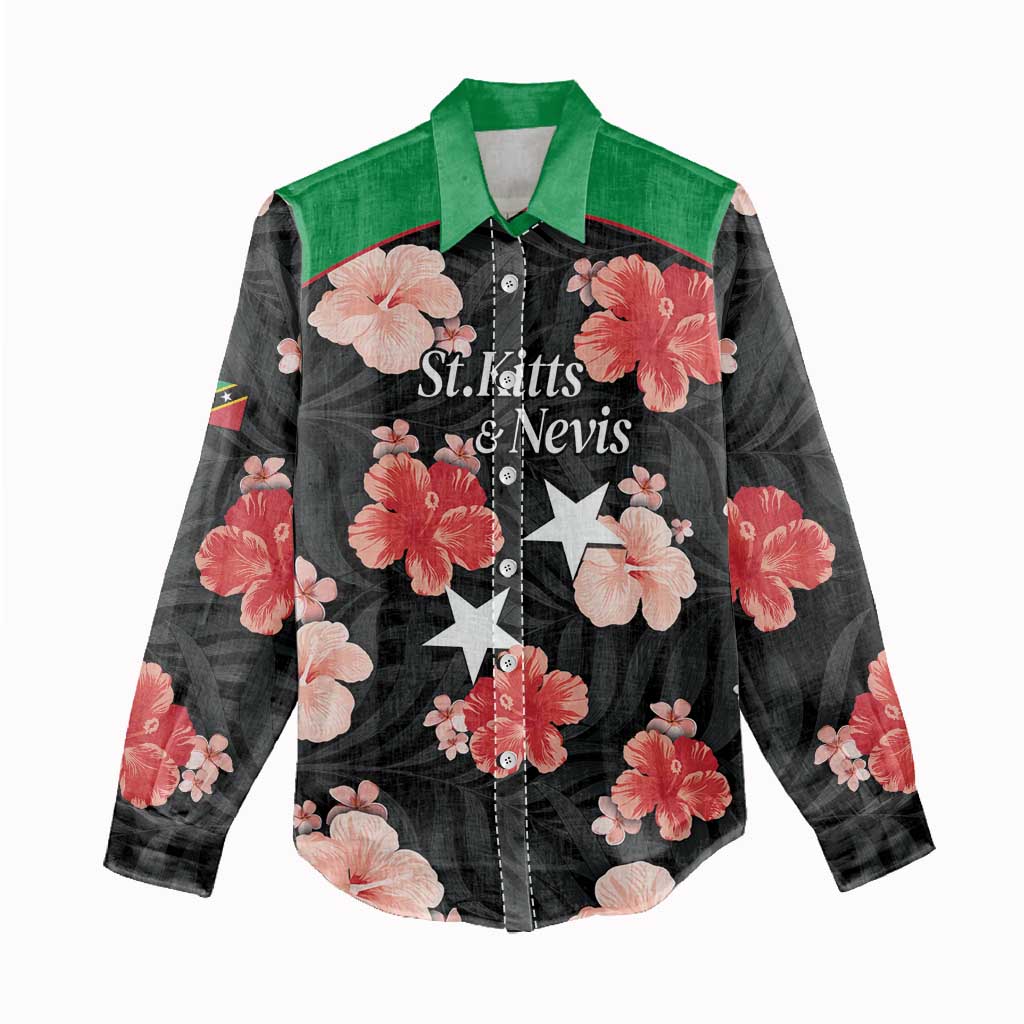 Custom Saint Kitts and Nevis Cricket Women Casual Shirt 2025 Go Patriots Tropical Style - Wonder Print Shop