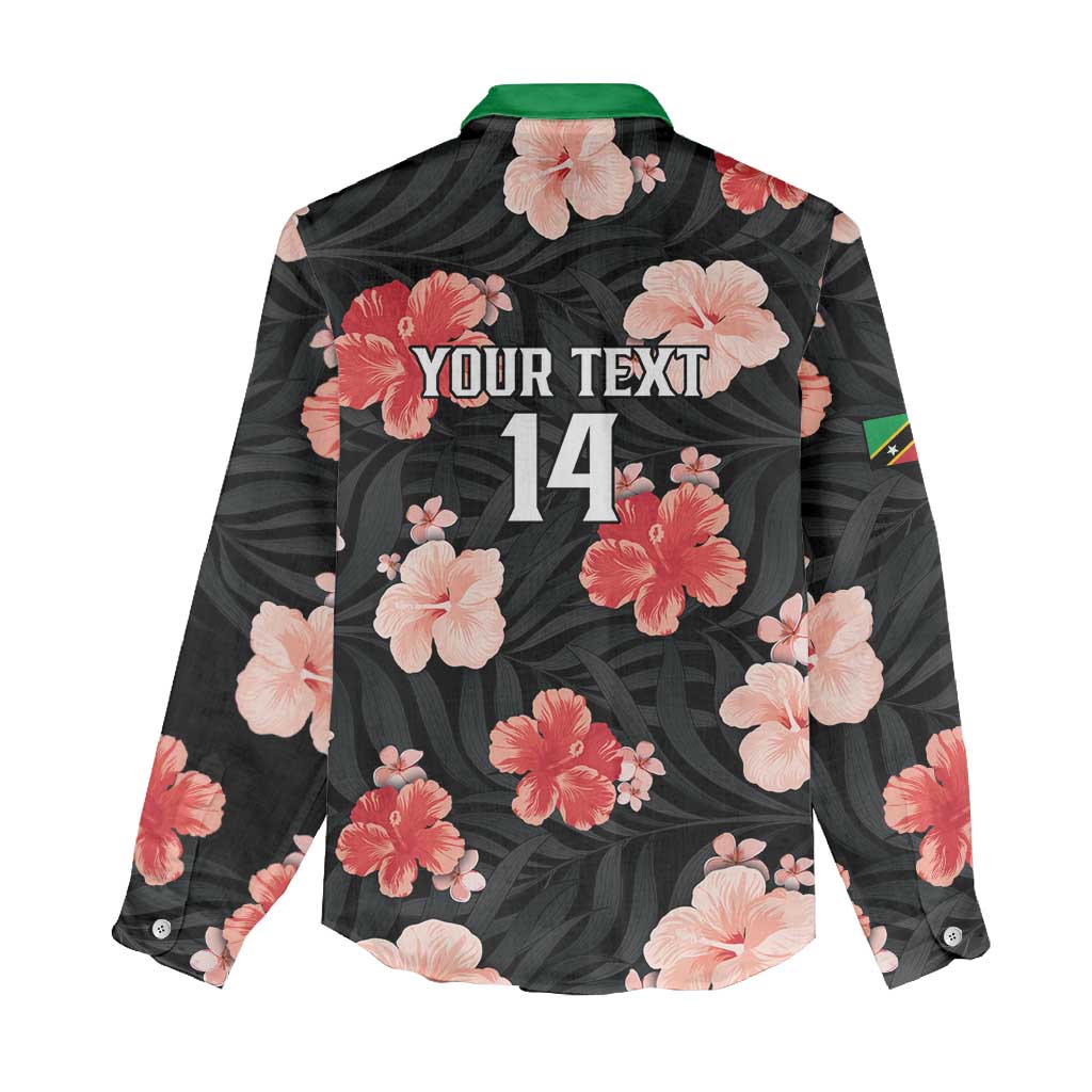 Custom Saint Kitts and Nevis Cricket Women Casual Shirt 2025 Go Patriots Tropical Style - Wonder Print Shop