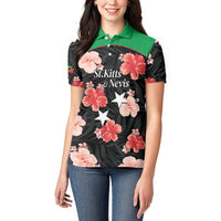 Custom Saint Kitts and Nevis Cricket Women Polo Shirt 2025 Go Patriots Tropical Style - Wonder Print Shop