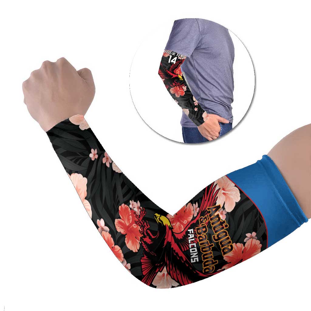 Antigua and Barbuda Cricket Arm Sleeves 2025 Go Falcons Tropical Style - Wonder Print Shop