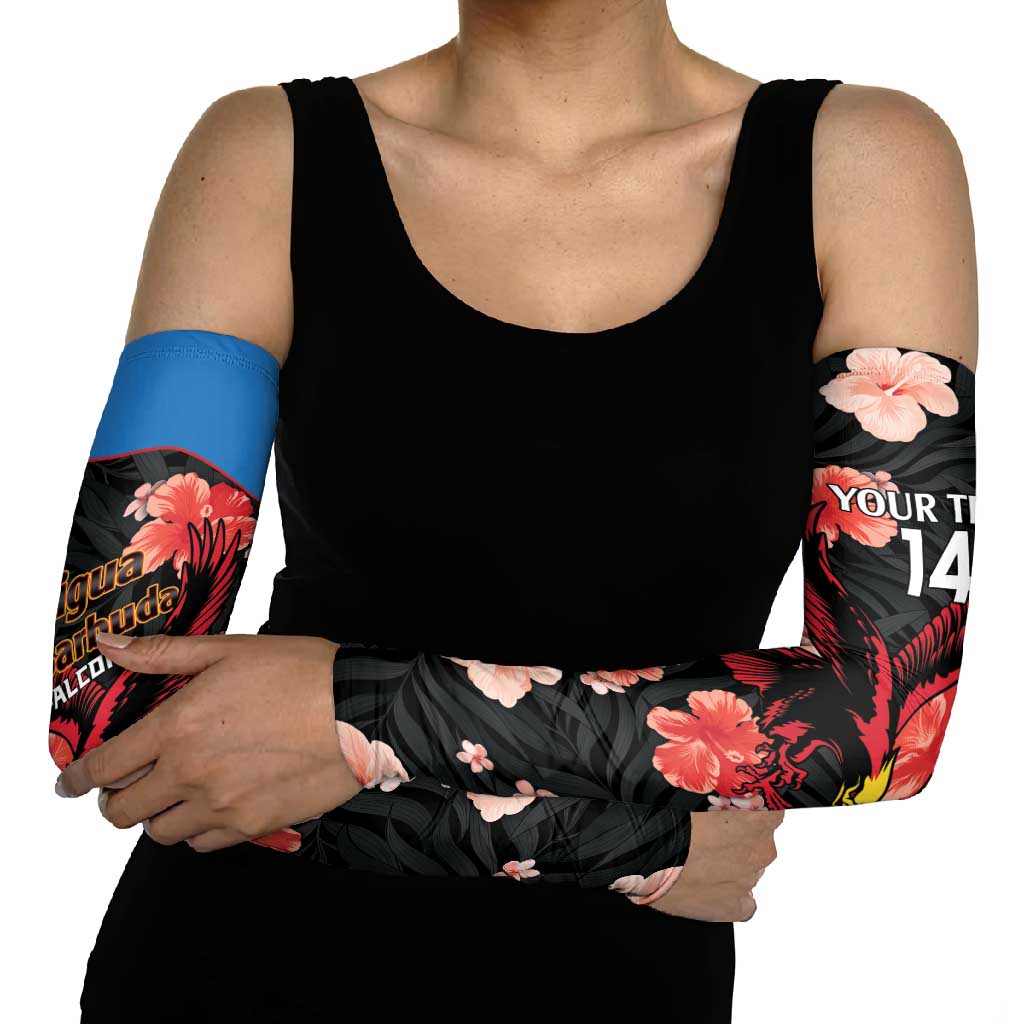 Antigua and Barbuda Cricket Arm Sleeves 2025 Go Falcons Tropical Style - Wonder Print Shop