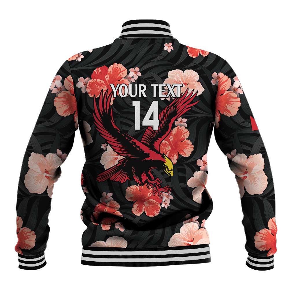 Custom Antigua and Barbuda Cricket Baseball Jacket 2025 Go Falcons Tropical Style - Wonder Print Shop