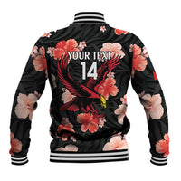 Custom Antigua and Barbuda Cricket Baseball Jacket 2025 Go Falcons Tropical Style - Wonder Print Shop