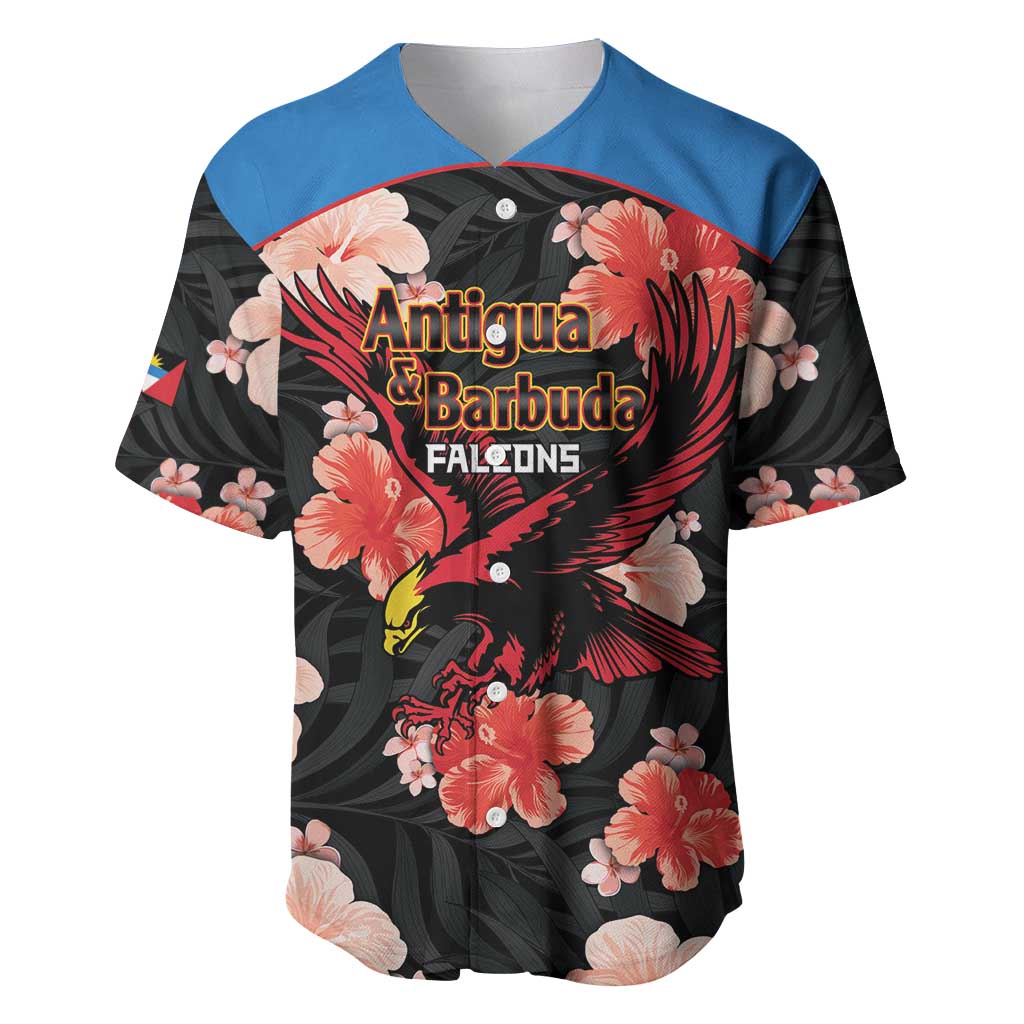 Custom Antigua and Barbuda Cricket Baseball Jersey 2025 Go Falcons Tropical Style - Wonder Print Shop