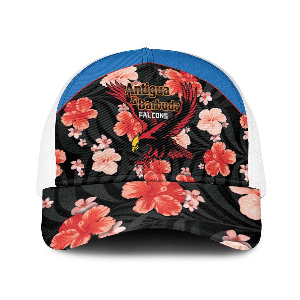 Antigua and Barbuda Cricket Baseball Net Cap 2025 Go Falcons Tropical Style - Wonder Print Shop