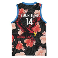Custom Antigua and Barbuda Cricket Basketball Jersey 2025 Go Falcons Tropical Style - Wonder Print Shop