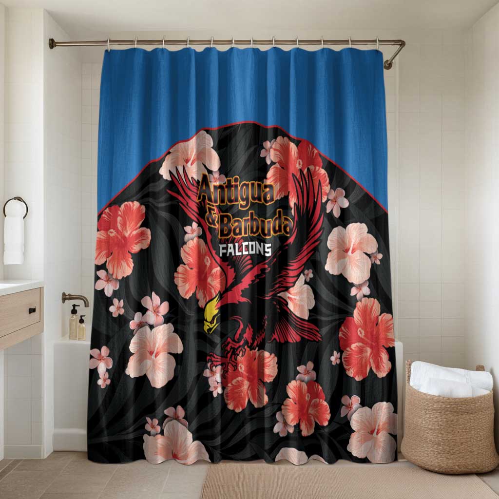 Antigua and Barbuda Cricket Bathroom Set 2025 Go Falcons Tropical Style - Wonder Print Shop