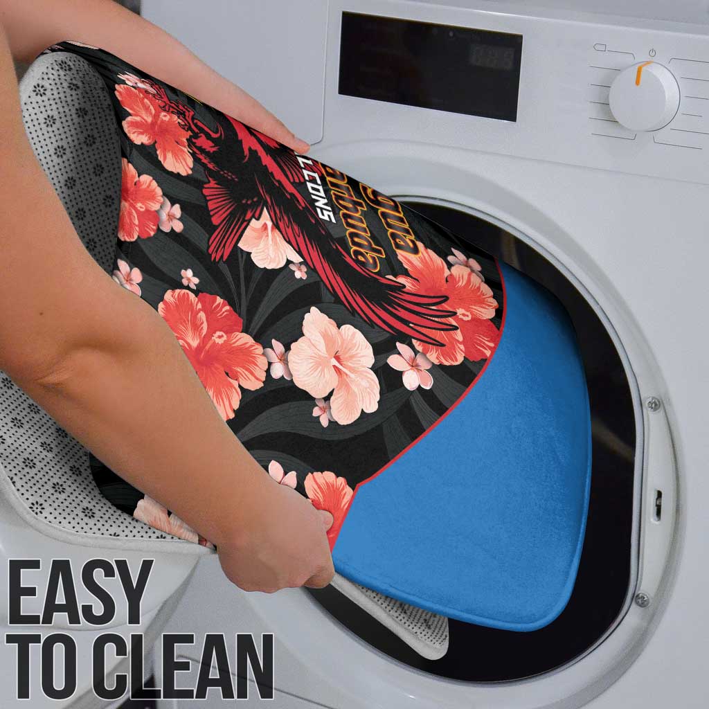 Antigua and Barbuda Cricket Bathroom Set 2025 Go Falcons Tropical Style - Wonder Print Shop