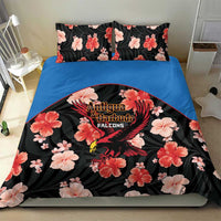 Antigua and Barbuda Cricket Bedding Set 2025 Go Falcons Tropical Style - Wonder Print Shop
