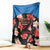 Antigua and Barbuda Cricket Blanket 2025 Go Falcons Tropical Style - Wonder Print Shop
