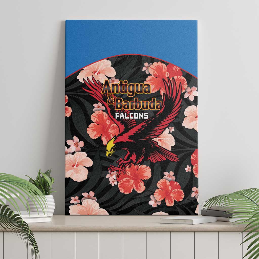 Antigua and Barbuda Cricket Canvas Wall Art 2025 Go Falcons Tropical Style - Wonder Print Shop