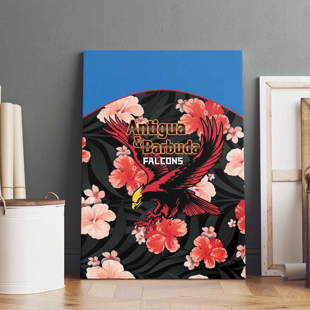 Antigua and Barbuda Cricket Canvas Wall Art 2025 Go Falcons Tropical Style - Wonder Print Shop