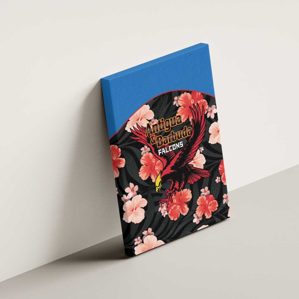 Antigua and Barbuda Cricket Canvas Wall Art 2025 Go Falcons Tropical Style - Wonder Print Shop