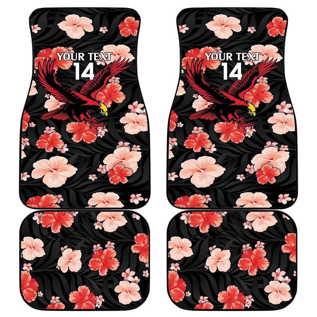 Antigua and Barbuda Cricket Car Mats 2025 Go Falcons Tropical Style - Wonder Print Shop