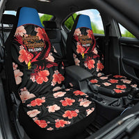 Antigua and Barbuda Cricket Car Seat Cover 2025 Go Falcons Tropical Style - Wonder Print Shop