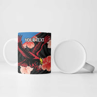 Custom Antigua and Barbuda Cricket Ceramic Mug 2025 Go Falcons Tropical Style - Wonder Print Shop