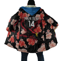 Custom Antigua and Barbuda Cricket Cloak 2025 Go Falcons Tropical Style - Wonder Print Shop