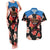 Custom Antigua and Barbuda Cricket Couples Matching Tank Maxi Dress and Hawaiian Shirt 2025 Go Falcons Tropical Style - Wonder Print Shop