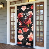 Antigua and Barbuda Cricket Door Cover 2025 Go Falcons Tropical Style - Wonder Print Shop