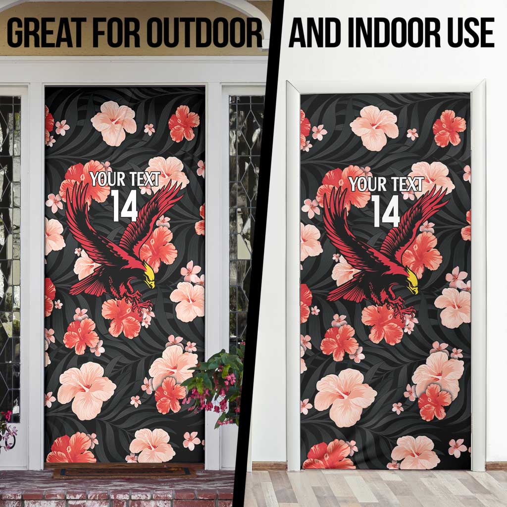 Antigua and Barbuda Cricket Door Cover 2025 Go Falcons Tropical Style - Wonder Print Shop