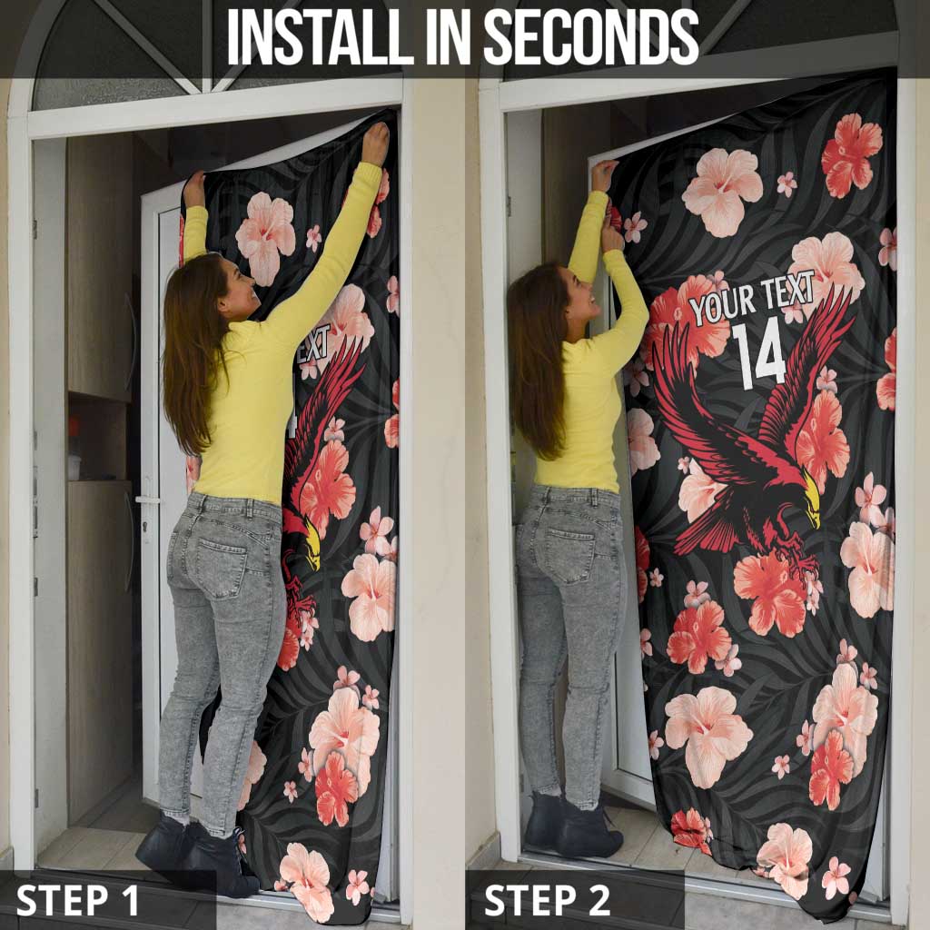 Antigua and Barbuda Cricket Door Cover 2025 Go Falcons Tropical Style - Wonder Print Shop