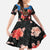 Custom Antigua and Barbuda Cricket Family Matching Long Sleeve Bodycon Dress and Hawaiian Shirt 2025 Go Falcons Tropical Style - Wonder Print Shop