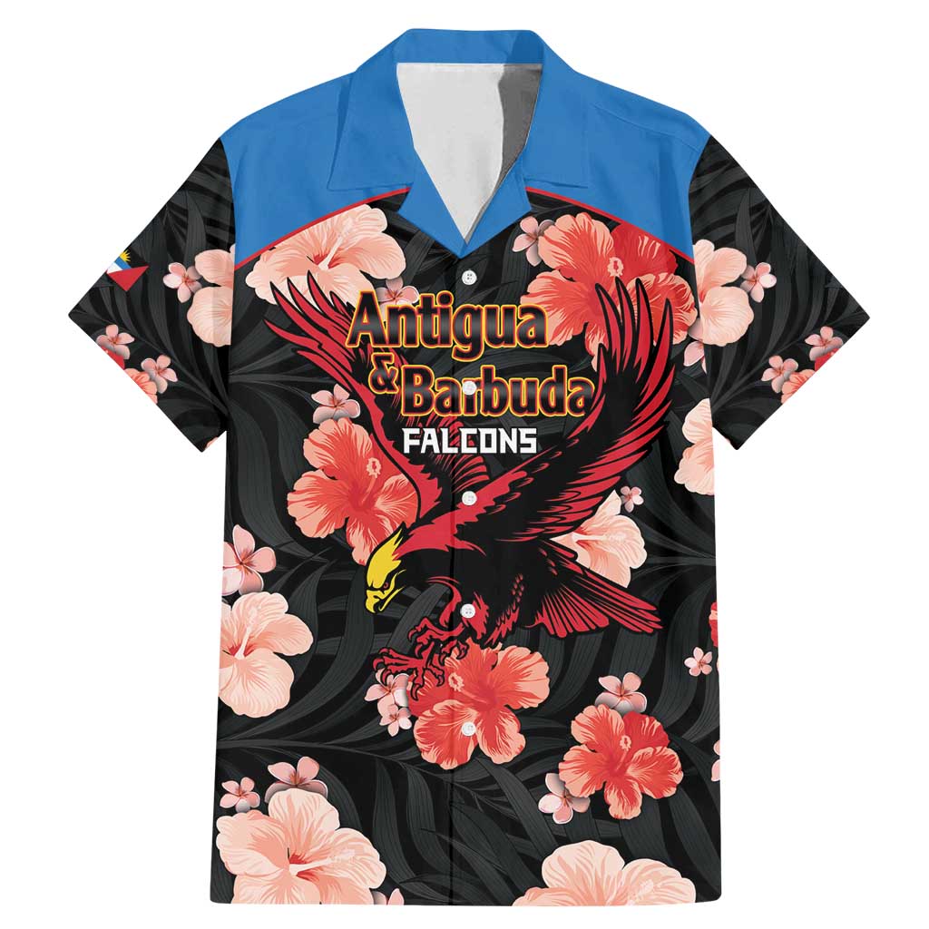 Custom Antigua and Barbuda Cricket Family Matching Mermaid Dress and Hawaiian Shirt 2025 Go Falcons Tropical Style - Wonder Print Shop