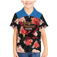 Custom Antigua and Barbuda Cricket Family Matching Mermaid Dress and Hawaiian Shirt 2025 Go Falcons Tropical Style - Wonder Print Shop