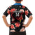Custom Antigua and Barbuda Cricket Family Matching Off The Shoulder Long Sleeve Dress and Hawaiian Shirt 2025 Go Falcons Tropical Style - Wonder Print Shop