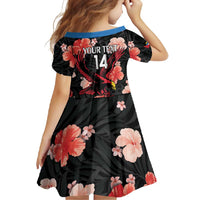 Custom Antigua and Barbuda Cricket Family Matching Off Shoulder Maxi Dress and Hawaiian Shirt 2025 Go Falcons Tropical Style - Wonder Print Shop