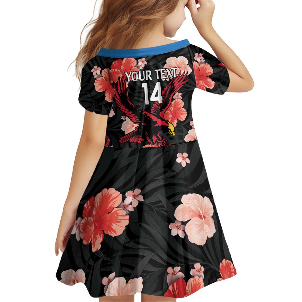 Custom Antigua and Barbuda Cricket Family Matching Off Shoulder Short Dress and Hawaiian Shirt 2025 Go Falcons Tropical Style - Wonder Print Shop