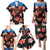Custom Antigua and Barbuda Cricket Family Matching Puletasi and Hawaiian Shirt 2025 Go Falcons Tropical Style - Wonder Print Shop