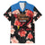 Custom Antigua and Barbuda Cricket Family Matching Short Sleeve Bodycon Dress and Hawaiian Shirt 2025 Go Falcons Tropical Style - Wonder Print Shop