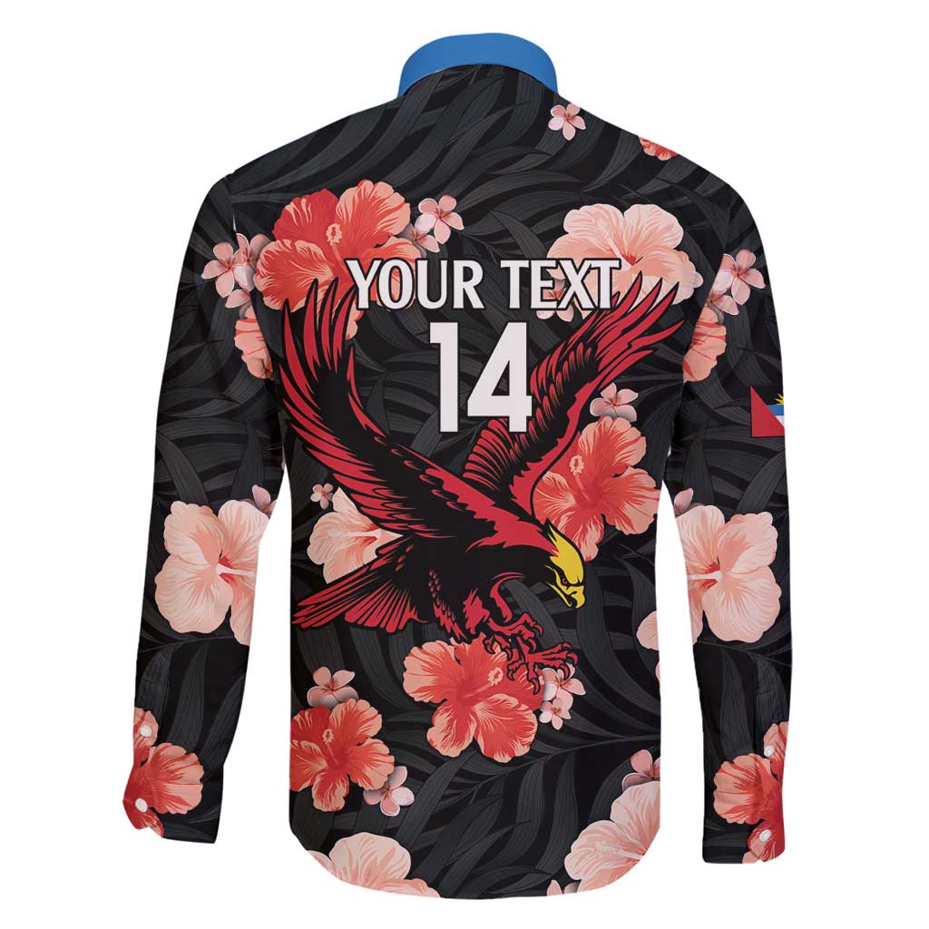 Custom Antigua and Barbuda Cricket Family Matching Summer Maxi Dress and Hawaiian Shirt 2025 Go Falcons Tropical Style - Wonder Print Shop