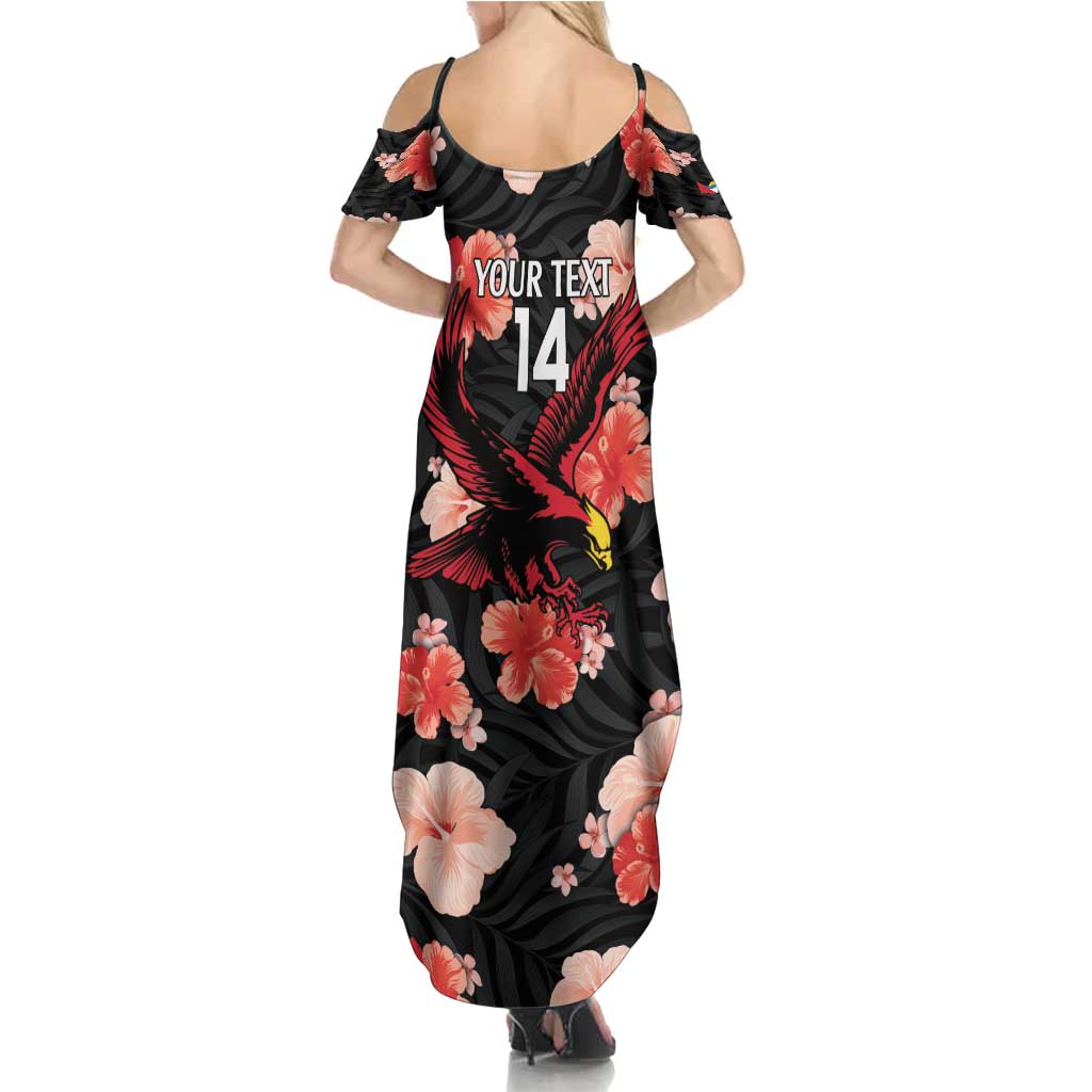 Custom Antigua and Barbuda Cricket Family Matching Summer Maxi Dress and Hawaiian Shirt 2025 Go Falcons Tropical Style - Wonder Print Shop