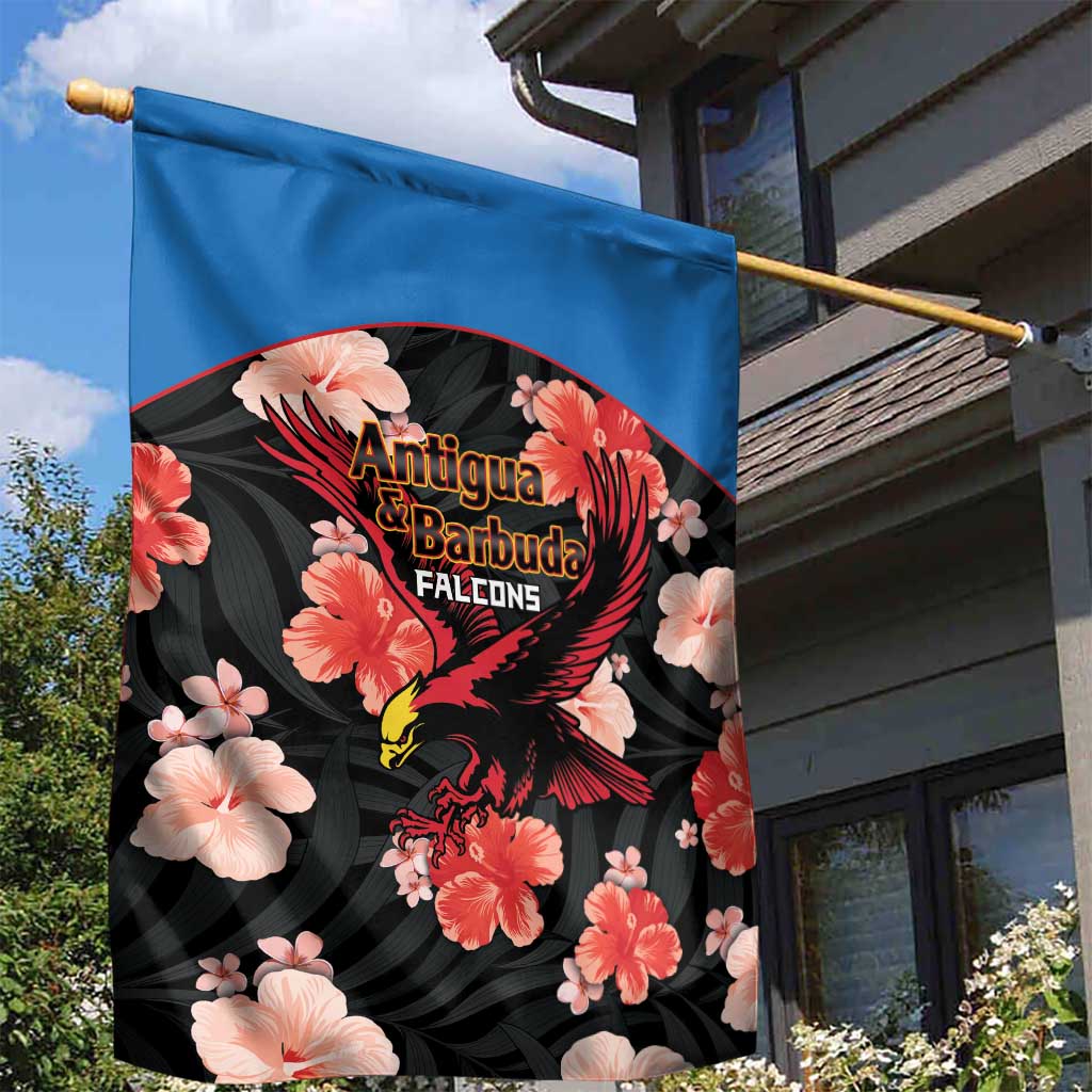 Antigua and Barbuda Cricket Garden Flag 2025 Go Falcons Tropical Style - Wonder Print Shop
