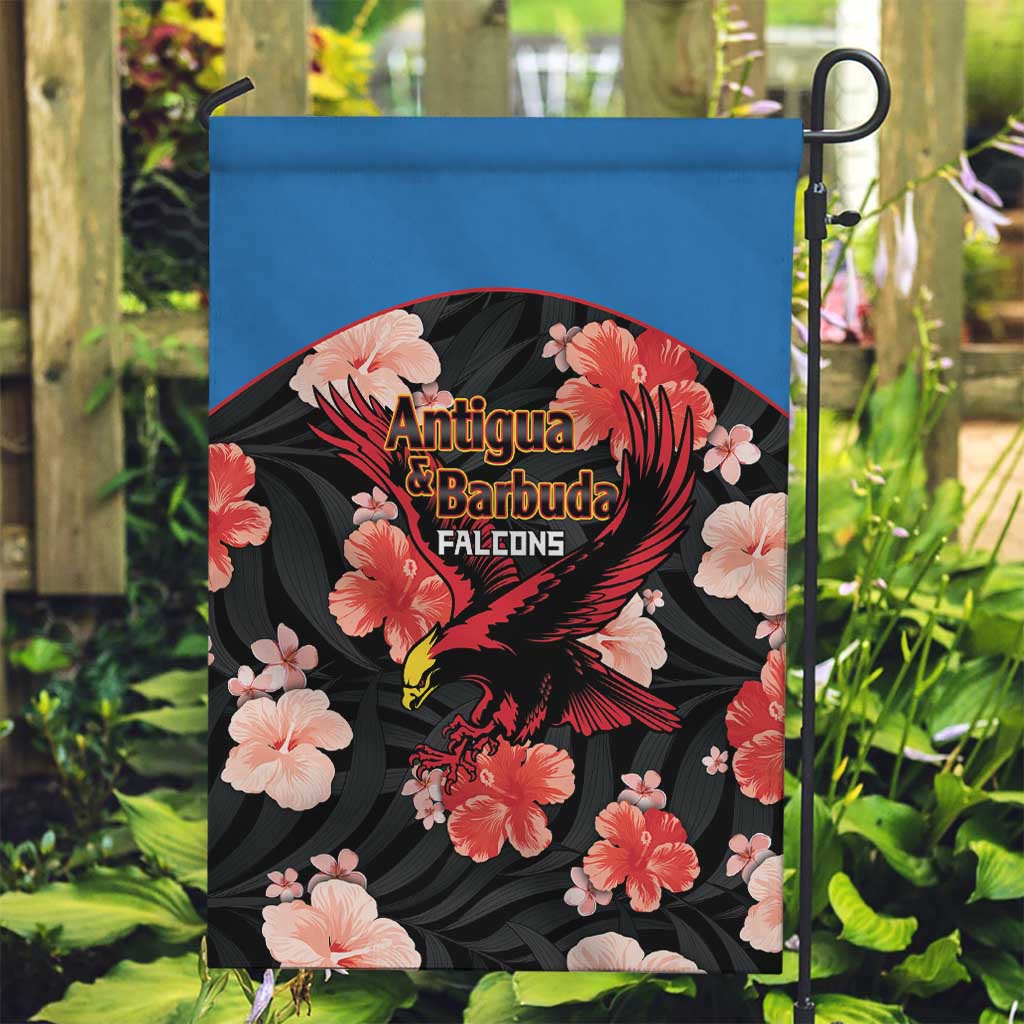 Antigua and Barbuda Cricket Garden Flag 2025 Go Falcons Tropical Style - Wonder Print Shop