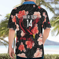 Custom Antigua and Barbuda Cricket Hawaiian Shirt 2025 Go Falcons Tropical Style - Wonder Print Shop