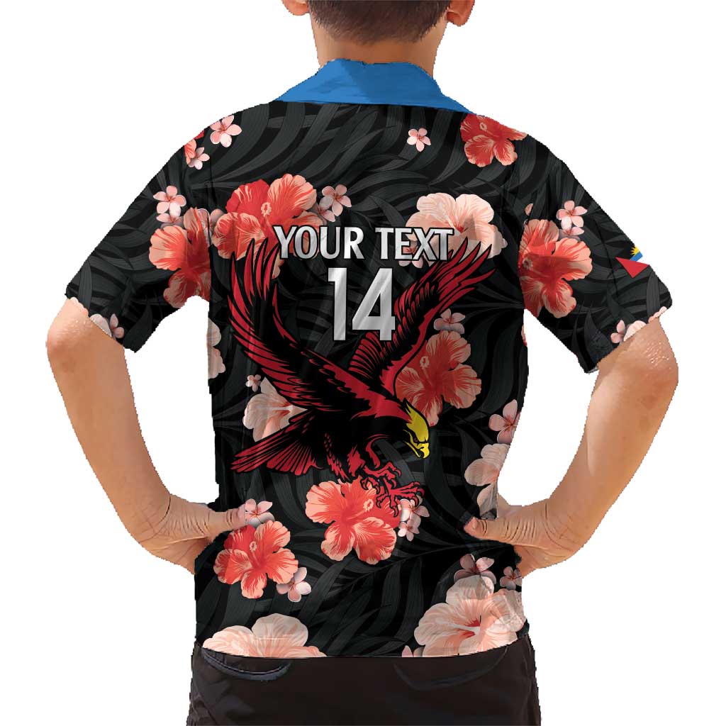 Custom Antigua and Barbuda Cricket Hawaiian Shirt 2025 Go Falcons Tropical Style - Wonder Print Shop