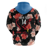 Custom Antigua and Barbuda Cricket Hoodie 2025 Go Falcons Tropical Style - Wonder Print Shop