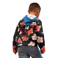 Custom Antigua and Barbuda Cricket Kid Hoodie 2025 Go Falcons Tropical Style - Wonder Print Shop