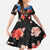Custom Antigua and Barbuda Cricket Kid Short Sleeve Dress 2025 Go Falcons Tropical Style - Wonder Print Shop