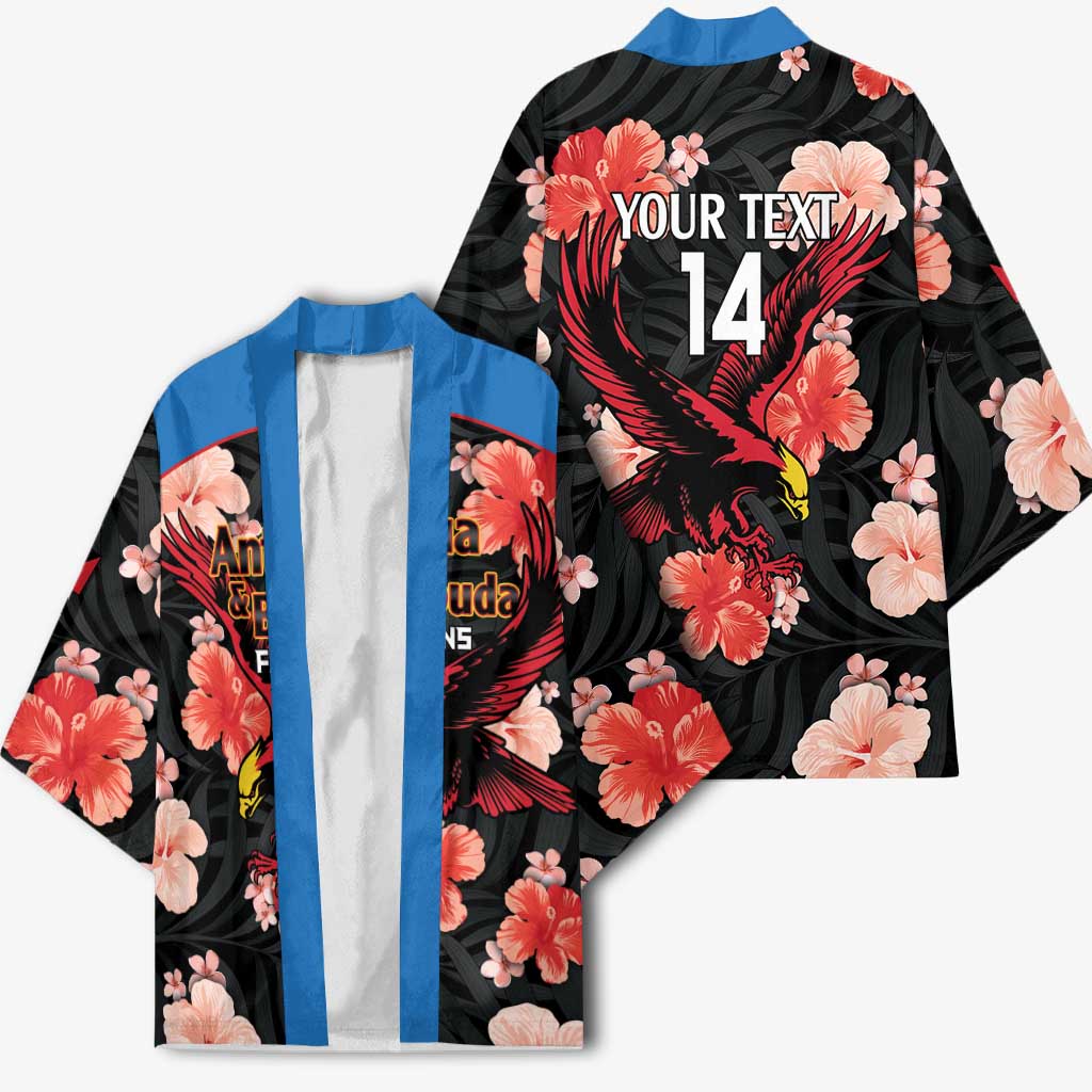 Custom Antigua and Barbuda Cricket Kimono 2025 Go Falcons Tropical Style - Wonder Print Shop