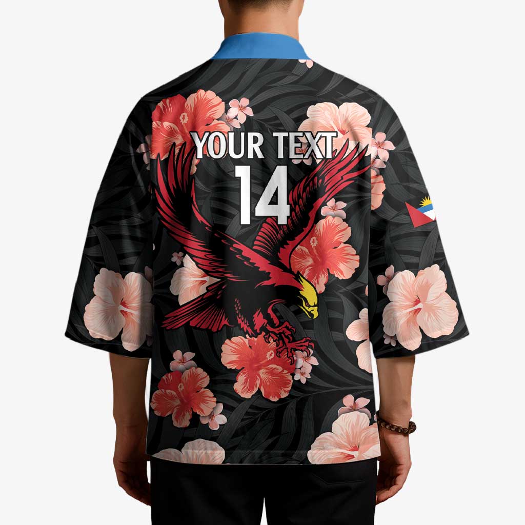 Custom Antigua and Barbuda Cricket Kimono 2025 Go Falcons Tropical Style - Wonder Print Shop