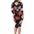 Custom Antigua and Barbuda Cricket Long Sleeve Bodycon Dress 2025 Go Falcons Tropical Style - Wonder Print Shop