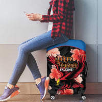 Antigua and Barbuda Cricket Luggage Cover 2025 Go Falcons Tropical Style - Wonder Print Shop