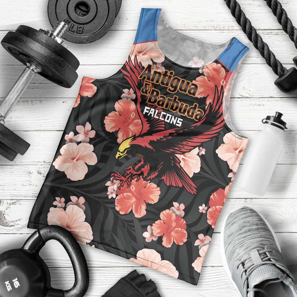 Custom Antigua and Barbuda Cricket Men Tank Top 2025 Go Falcons Tropical Style - Wonder Print Shop