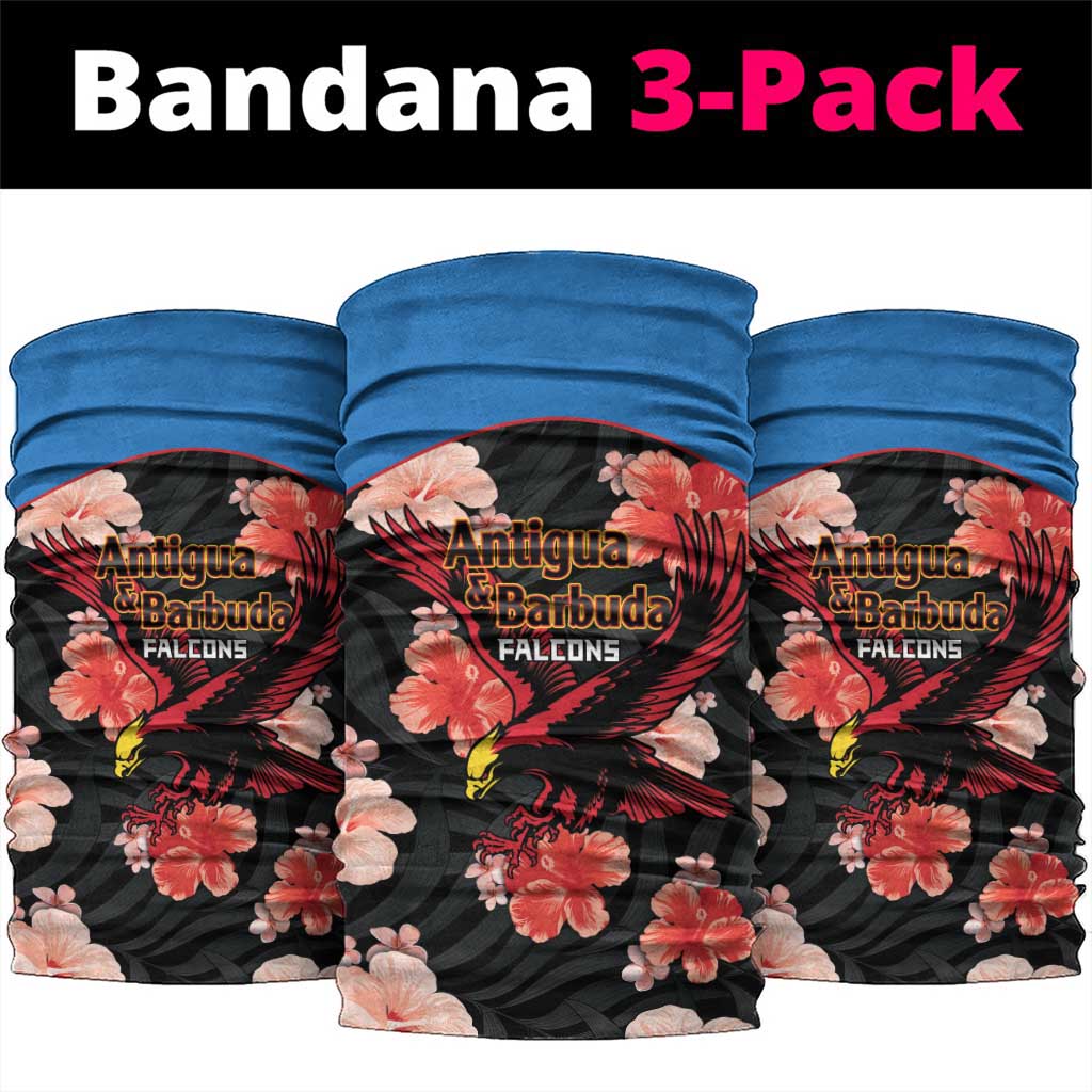 Antigua and Barbuda Cricket Neck Gaiter 2025 Go Falcons Tropical Style - Wonder Print Shop